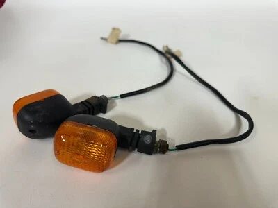 1987 HONDA XR600R Turn Signals Rear Left & Right W/ wires XR 600 600r - Image 1 of 4