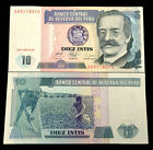 PERU+10+INTIS+Banknote+World+Paper+Money+UNC+Currency+Bill+Note