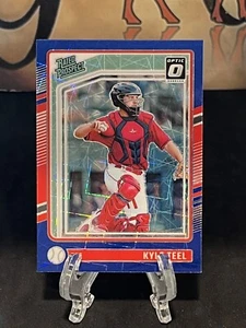 Donruss Optic Kyle Teel #167 2024 Blue Velocity Rated Prospect Boston Red Sox - Imagen 1 de 3