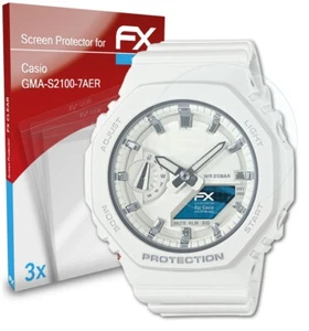 atFoliX 3x Schermbeschermer voor Casio GMA-S2100-7AER Screen Protector duidelijk - Zdjęcie 1 z 9