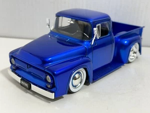 JADA BTM 1956 FORD F100 BLUE 1:24 PICKUP TRUCK DIECAST MODEL NEW NO BOX - Picture 1 of 13