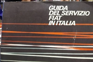 Guida Del Servizio Fiat In Italia Fiat Cinquecento 1967 Ritmo 127 - Foto 1 di 10