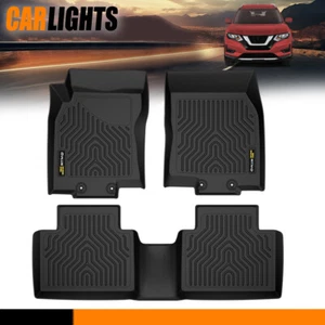 TPE Floor Mats All Weather 3D Floor Set Liners Fits 2014-2020 Nissan Rogue Car - Picture 1 of 12