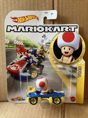 HOT WHEELS DIECAST - Mariokart - Toad - Mach 8  -Combined Postage - Image 1 of 2