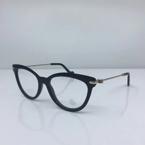 New Moncler ML 5018 Eyeglasses ML 5018 EYEGLASSES C. 001 Shiny Black 53mm Italy - Picture 1 of 12