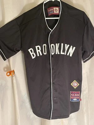 Camiseta deportiva de béisbol Brooklyn Royal Giants de la Liga Negra NLB NLBM grande negra Foto 1 de 4
