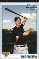 2010 Bowman Prospects Baseball Black #BP64 Wes Freeman