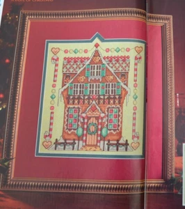 Cross Stitch Chart Only - Mouth-Watering Gingerbread House Christmas Sampler - Picture 1 of 1
