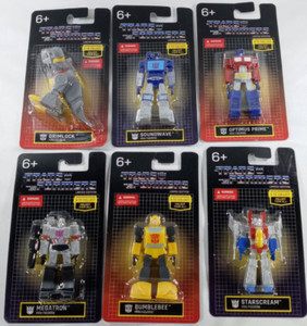 🔥Prexio Hasbro Transformers 3" Mini Figures - Complete Set of 6! Limited Editio