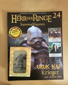 Figura Coleccionable Señor de los Anillos Nº 24 Uruk-Hai Guerrero 1:29 De Agostini - Imagen 1 de 2