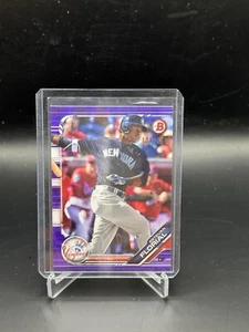 2019 Bowman Estevan Florial Purple Paper /250 - Picture 1 of 2