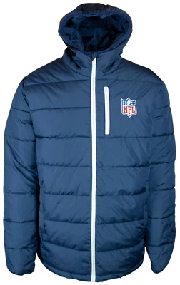 NFL Liga Schild Logo Jacke Winterjacke Outdoor Padded Jacket Kaputze Winter