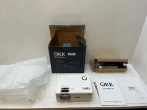 QKK AK-80 Projector 1080P Full HD, 5000 Lumens LED with Carry Bag Supports - Picture 1 of 7
