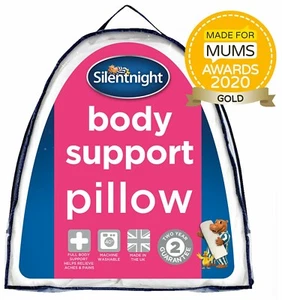 Silentnight Body Support Pillow Long Full Body Maternity Pregnancy Lumbar Back - Picture 1 of 8