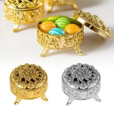 12Pcs Gold/Silver Candy Container Plastic Trinket Box Candy Box  Wedding