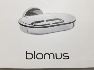 Jabonera Blomus Areo de acero inoxidable con acabado pulido montado en la pared Foto 1 de 4