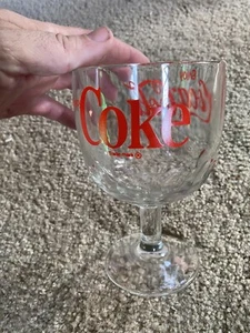 Vintage Coca-Cola Brand Wine Glass - Picture 1 of 4