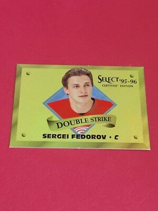SERGEI FEDOROV - 1995-96 PINNACLE SELECT CERTIFIED - DOUBLE STRIKE GOLD /903