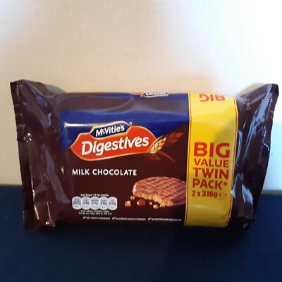 McVities Milk Chocolate Digestives Biscuits x 2  NEW SHIPS WORLDWIDE - Image 1 of 3