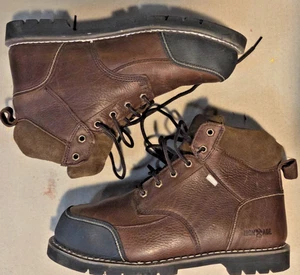 Herren Wasserdicht Sicherheit Zehen Arbeitsstiefel-Farbe: Braun-ia0163 Herren 13W - Bild 1 von 8