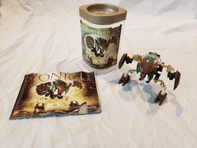 Lego Bionicle 8560 Bohrok Pahrak Figure Krana Mask 2002 Canister + Instructions