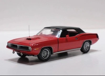 Franklin Mint 1970 PLYMOUTH CUDA Red 1:24 Boxed - Image 1 of 4