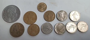 Lotto di 12 monete francesi - ritrovamento armadietto portaoggetti - Francia - Foto 1 di 13