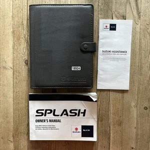 2008-2013 SUZUKI SPLASH OWNERS HANDBOOK MANUAL AND WALLET Print 2010 Ref18924 - Picture 1 of 23