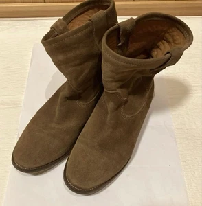 ISABEL MARANT JENNY Botines sin cordones Camel Beige Gamuza Mujer 39 US9 - Imagen 1 de 24