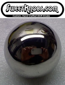 Solid Stainless Steel Ball Shift Knob, Weighted - Picture 1 of 2