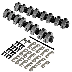 For LS1 LS2 LS6 Aluminum 1.7 Ratio Shaft Mount Roller Rocker Arms with Hardware - Picture 1 of 10