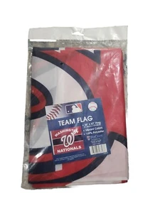 Washington Nationals Fan Flag 3'x4' (36” x 47”) MLB New Official Nats genuine - Picture 1 of 3