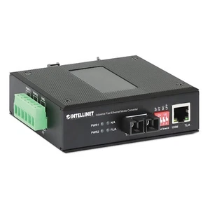 Intellinet Industrial Fast Ethernet Media Converter 508964 - Picture 1 of 7