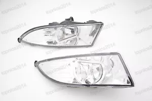 Pair Front Bumper Driving Lights Fog Lamps Clear Lens For Skoda Fabia 2011-2014 - Picture 1 of 2