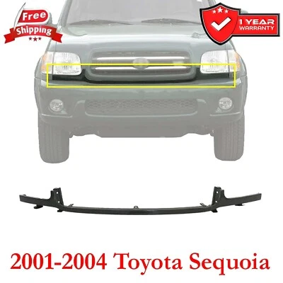 Bumper Face Bar Filler Retainer For 2001-2004 Toyota Sequoia Front Steel - Изображение 1 из 4