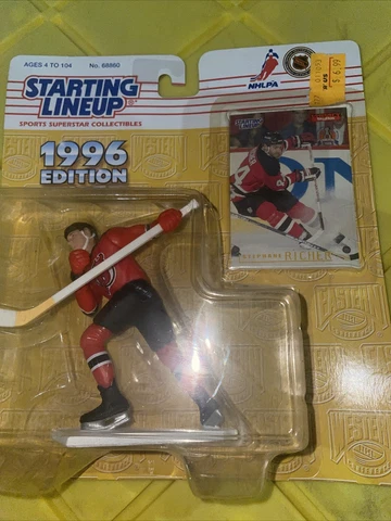 New Sealed Stephane Richer New Jersey Devils Starting Lineup Figure 1996 VTG NIP Cover