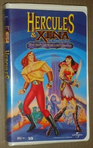 Hercules & Xena The Battle For Mount Olympus Animated Movie VHS Tape - Picture 1 of 2