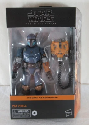 Figura de acción Star Wars Black Series Paz Vizsla Hasbro 2023 sin usar, en caja sellada The Mandalorian Foto 1 de 4