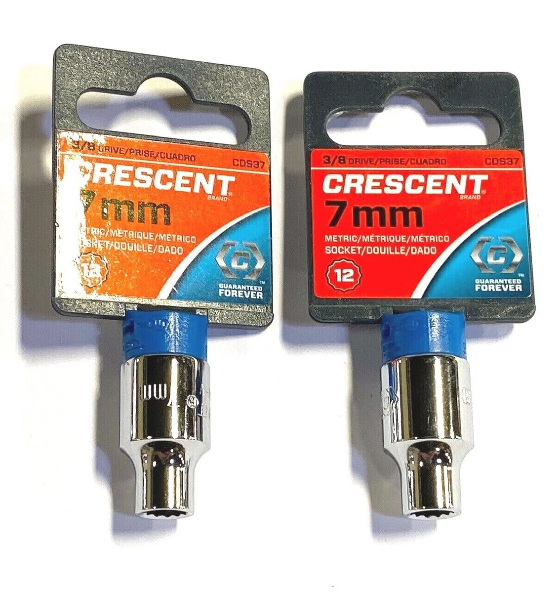 Crescent 3/8" Antrieb 6-Punkt Deep Socket 9mm – CDDS39N, Verchromt Für Profis & Heimwerker