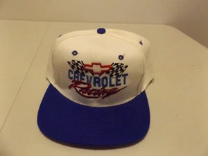 CHEVROLET Racing, White, Hat-Cap Adjustable Strap Back - Picture 1 of 5