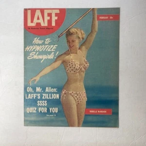 Vintage Pin-Up LAFF Magazine February 1949 Ava Gardner Rodelle McMahon - Picture 1 of 2