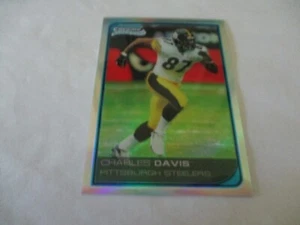 2006 Bowman Chrome Football Rookie Refractor Charles Davis Serial #38/500 #16 - Picture 1 of 2