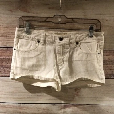 Pantalones Cortos Mujer Twenty One Talla 26 Blanco Mini Cuatro Bolsillos Envío Gratis LBB76 Foto 1 de 4