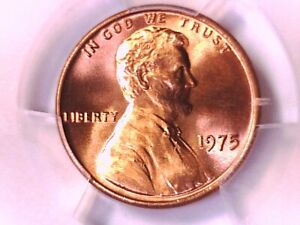 1975 P Lincoln Memorial Cent PCGS MS 66 RD 40949185