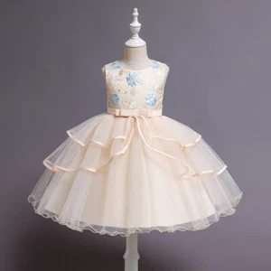 Pageant Flower Girls Tulle Tutu Dress Wedding Bridesmaid Kids Birthday Ball Gown - Picture 1 of 107