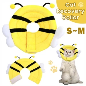 Cat Recovery Collar Pet Cone Collar Soft Protective Cute Elizabethan Collar - Picture 1 of 17