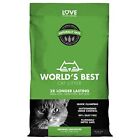 WORLD'S BEST CAT LITTER Original Unscented 15-Pounds - 15-Pound, Green 