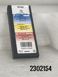 DGN 6303J IC 20 New Full Package of 10 Iscar Tungsten Carbide Inserts - Picture 1 of 6