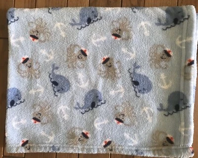 Manta de seguridad Parents Choice azul pulpo náutico marinero ballena amorosa   Foto 1 de 4