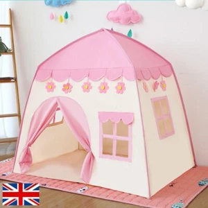 Childrens Kids Pop Up Play Tent Girls Boys Playhouse In/Outdoor Princess Castle - Picture 1 of 7